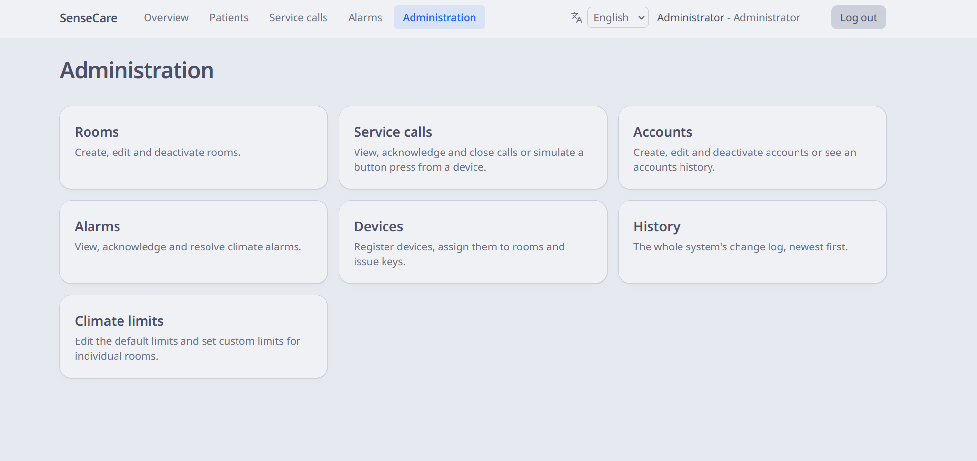 SenseCare, an IoT platform for hospital rooms 2